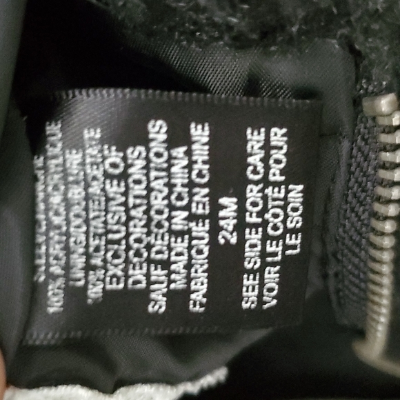 🖤 GUESS Kids Faux Fur Jacket -  24M - Picture 6 of 12